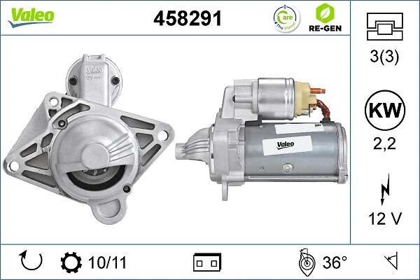 Comprar 458291 VALEO Motores de arranque