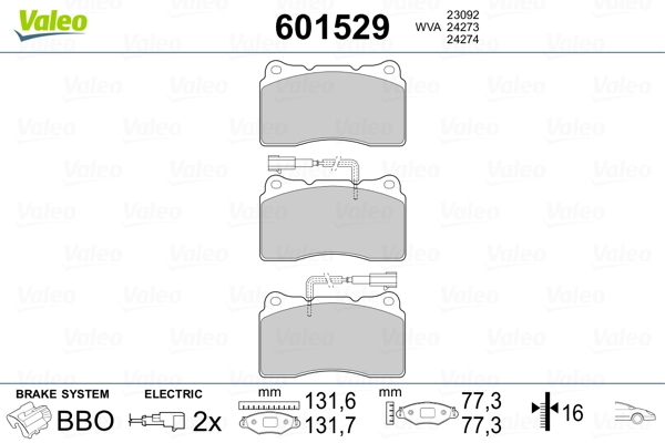 Pastillas de freno 410603307R Renault (RVI)