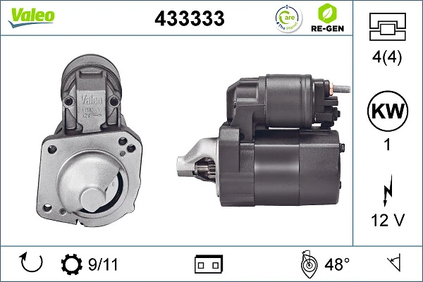 Comprar 433333 VALEO Motores de arranque