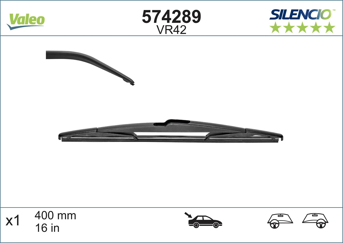 Escobilla del limpiaparabrisas trasero VALEO 574289 precio, desde 6,54 EUR