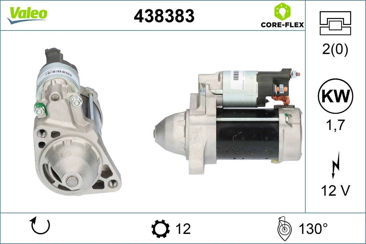 Comprar 438383 VALEO Motores de arranque