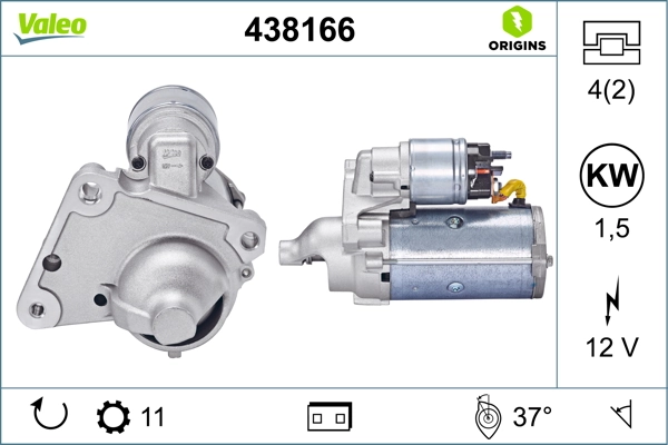 Comprar 438166 VALEO Motores de arranque