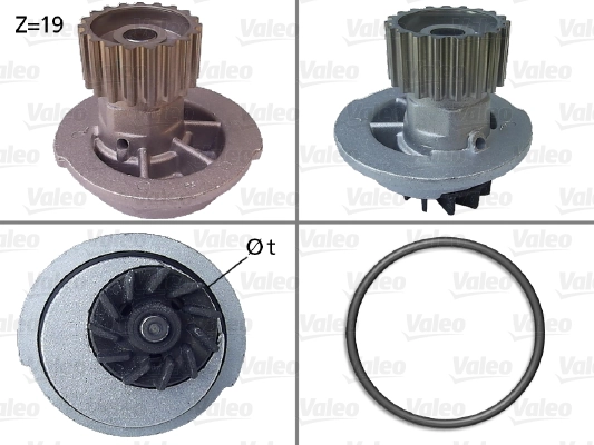 Bomba refrigerante coche Chevrolet Aveo  (2003-2008)