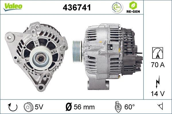 Alternador MAN212 Magneti Marelli
