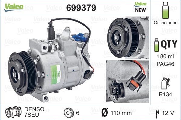 Compresor ac Cargo 241470 precio, desde 149,56 EUR