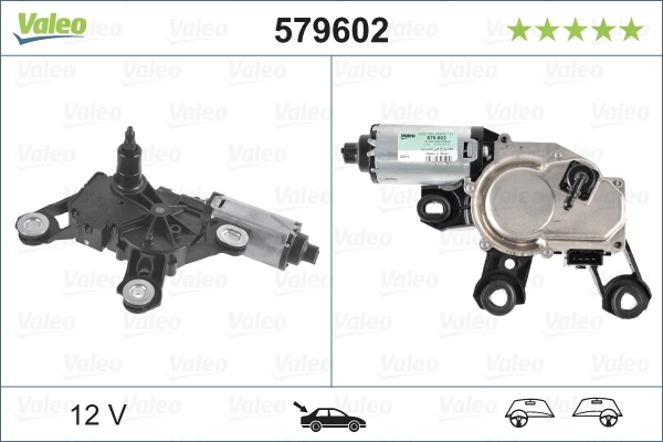 Motor del limpiaparabrisas trasero VALEO 579602 precio, desde 65,34 EUR