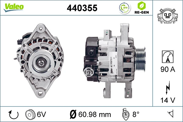 Alternador 270600Q14084 Toyota