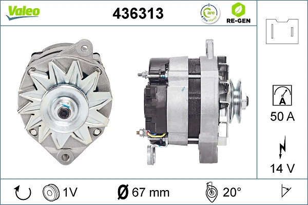 Alternador del motor Renault 18 sedán (134) (1978 - 1986) precio, desde 186,39 USD