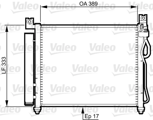  Condensador aire acondicionado KIA Picanto 1