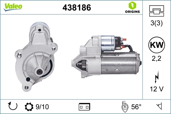 Comprar 438186 VALEO Motores de arranque