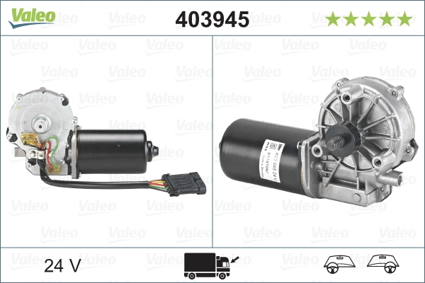 Motor del limpiaparabrisas VALEO 403945 precio, desde 133,61 EUR