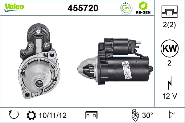 Comprar 455720 VALEO Motores de arranque