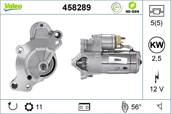 Comprar 458289 VALEO Motores de arranque