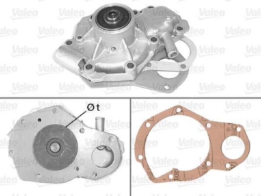 Bomba refrigerante coche para Renault 18  134