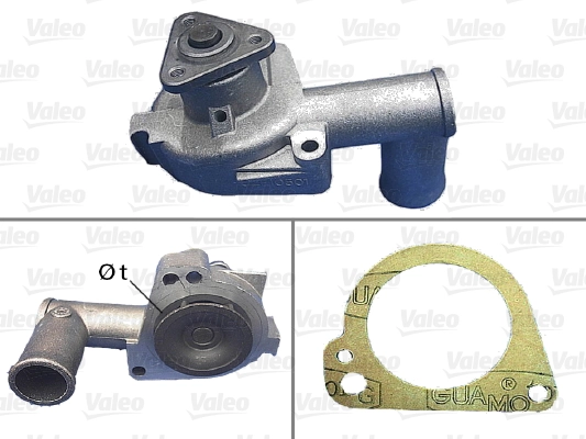 Bomba refrigerante coche para Ford Fiesta Mk2 FBD