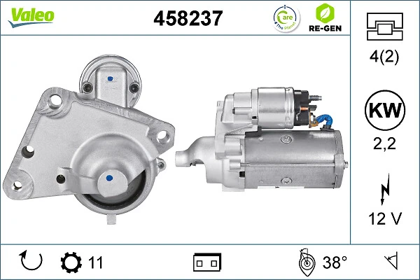 Comprar 458237 VALEO Motores de arranque