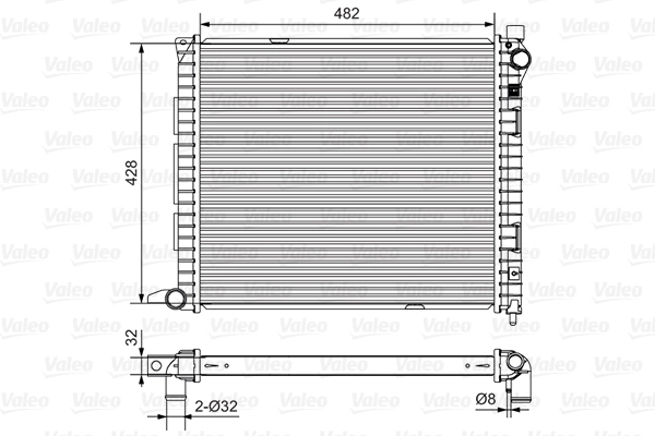 Radiador de água Polcar 4310083