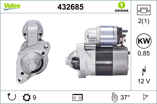 Comprar 432685 VALEO Motores de arranque