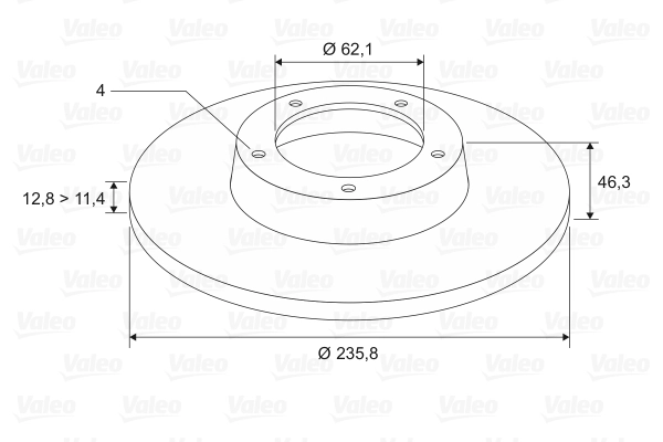 Comprar Freno de disco delantero Felicia II 6U1