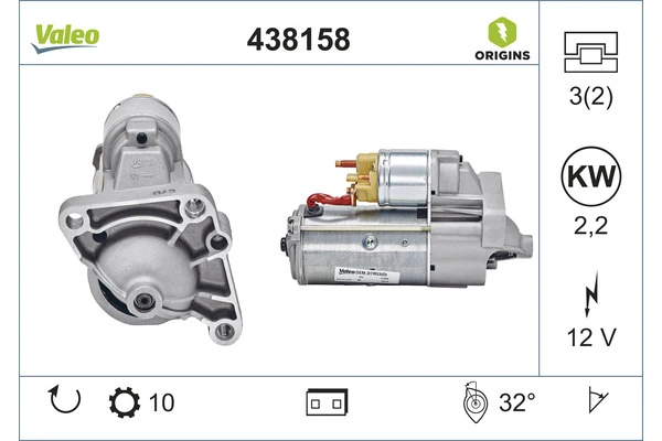Motor de arranque 93169461 Peugeot/Citroen