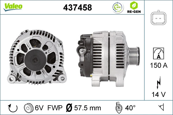 Alternador de coche para Fiat Scudo  270