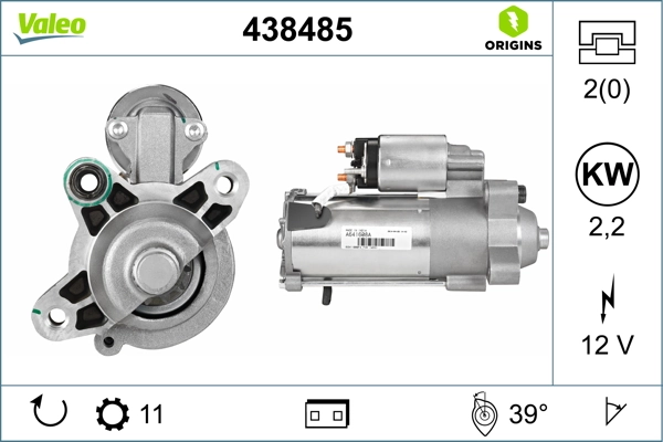 Comprar 438485 VALEO Motores de arranque