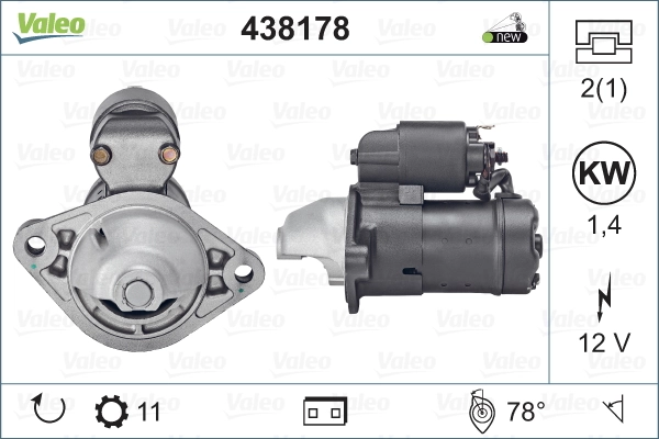Arrancador Opel S114808