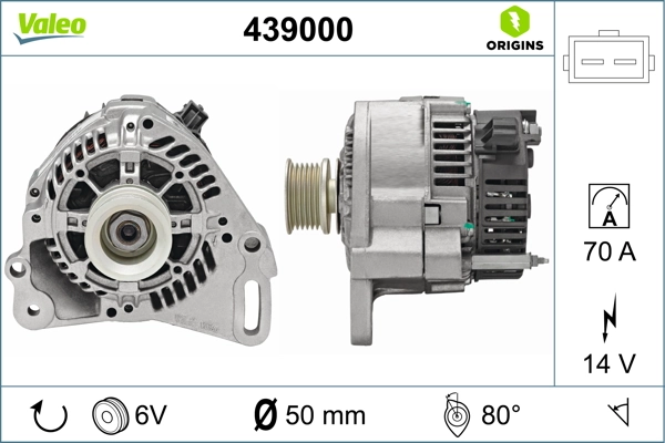 Alternador del motor MAN 51261019281 precio, desde 54,00 EUR