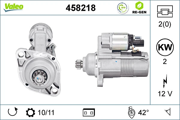 Comprar 458218 VALEO Motores de arranque