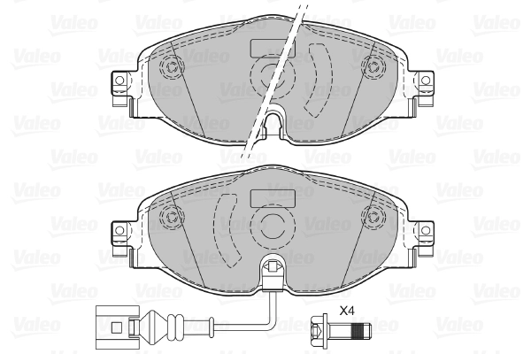 Pastillas de freno delanteras Volkswagen Golf 8 CD1, DA1