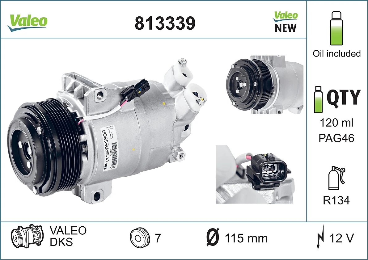 813339 VALEO Compresor climatizador