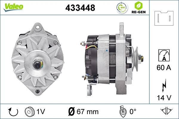 Alternador del motor Peugeot/Citroen 1638110380 precio, desde 149,65 EUR