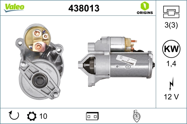 Burro de arranque  VALEO 438013 precio, desde 45,01 EUR