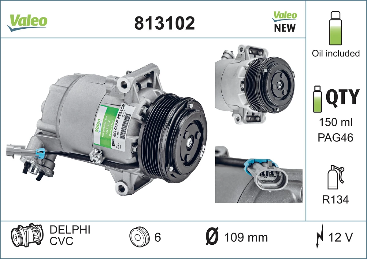 813102 VALEO Compresor climatizador