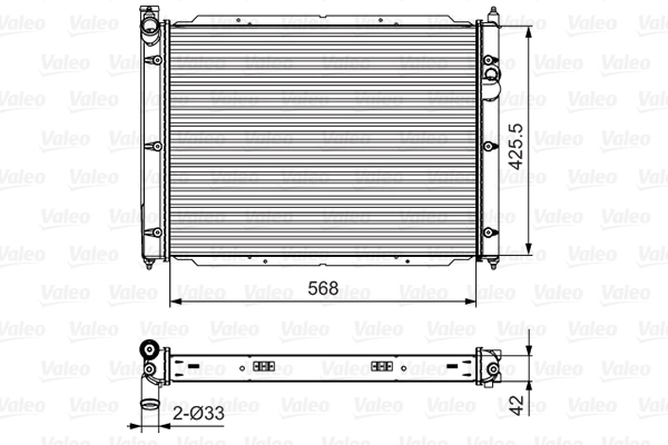 Radiador de água Mahle Original CR361000P