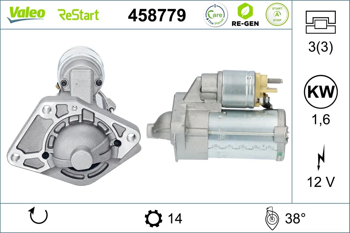 Comprar 458779 VALEO Motores de arranque