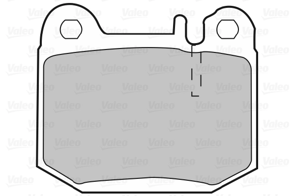 Pastillas de freno traseras de disco VALEO 598719
