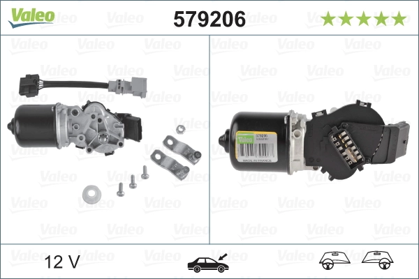 Motor del limpiaparabrisas Renault Kangoo I