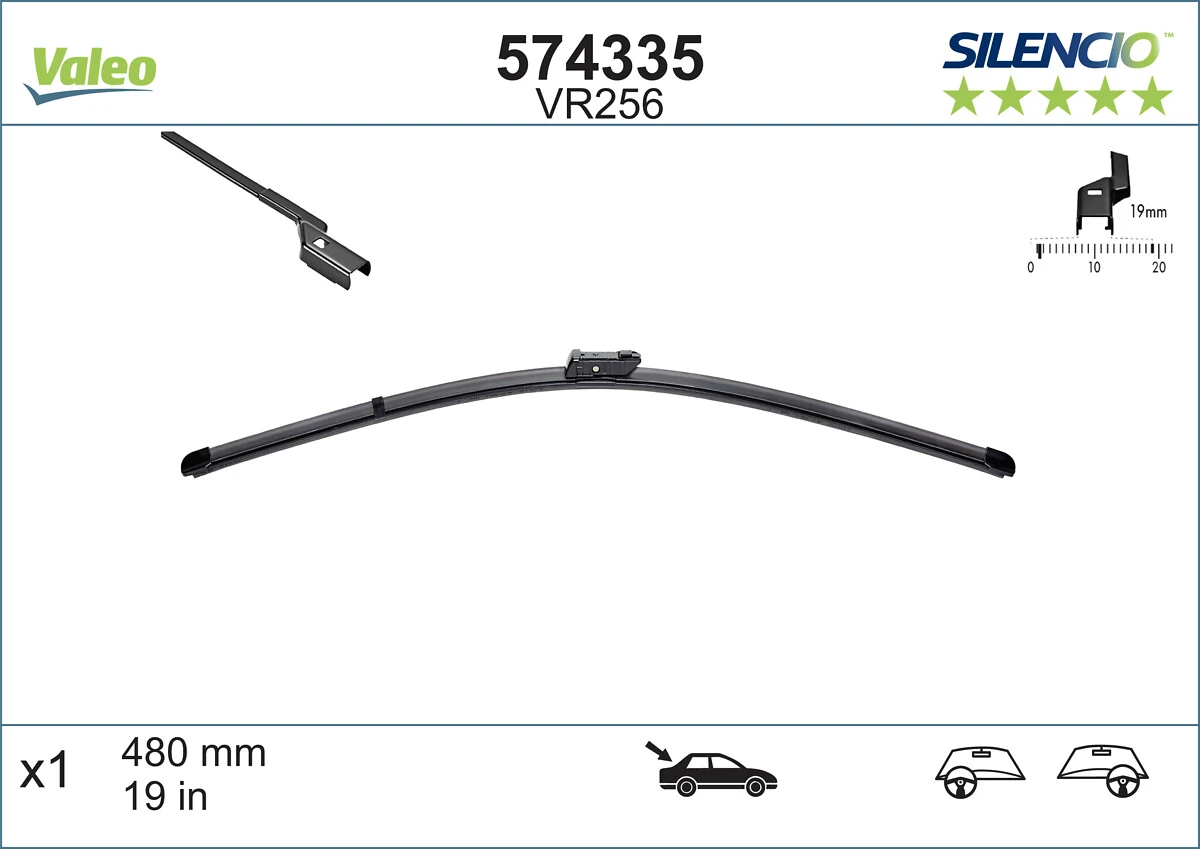 Escobilla del limpiaparabrisas trasero VALEO 574335 precio, desde 9,44 EUR