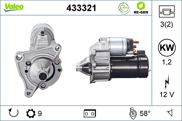 Motor de arranque CS551 Cargo