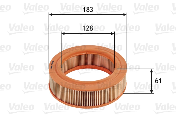 Filtro de aire de motor para Ford Fiesta Mk1 GBFT