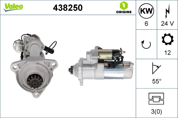 Motor de arranque 0001261012 Mercedes