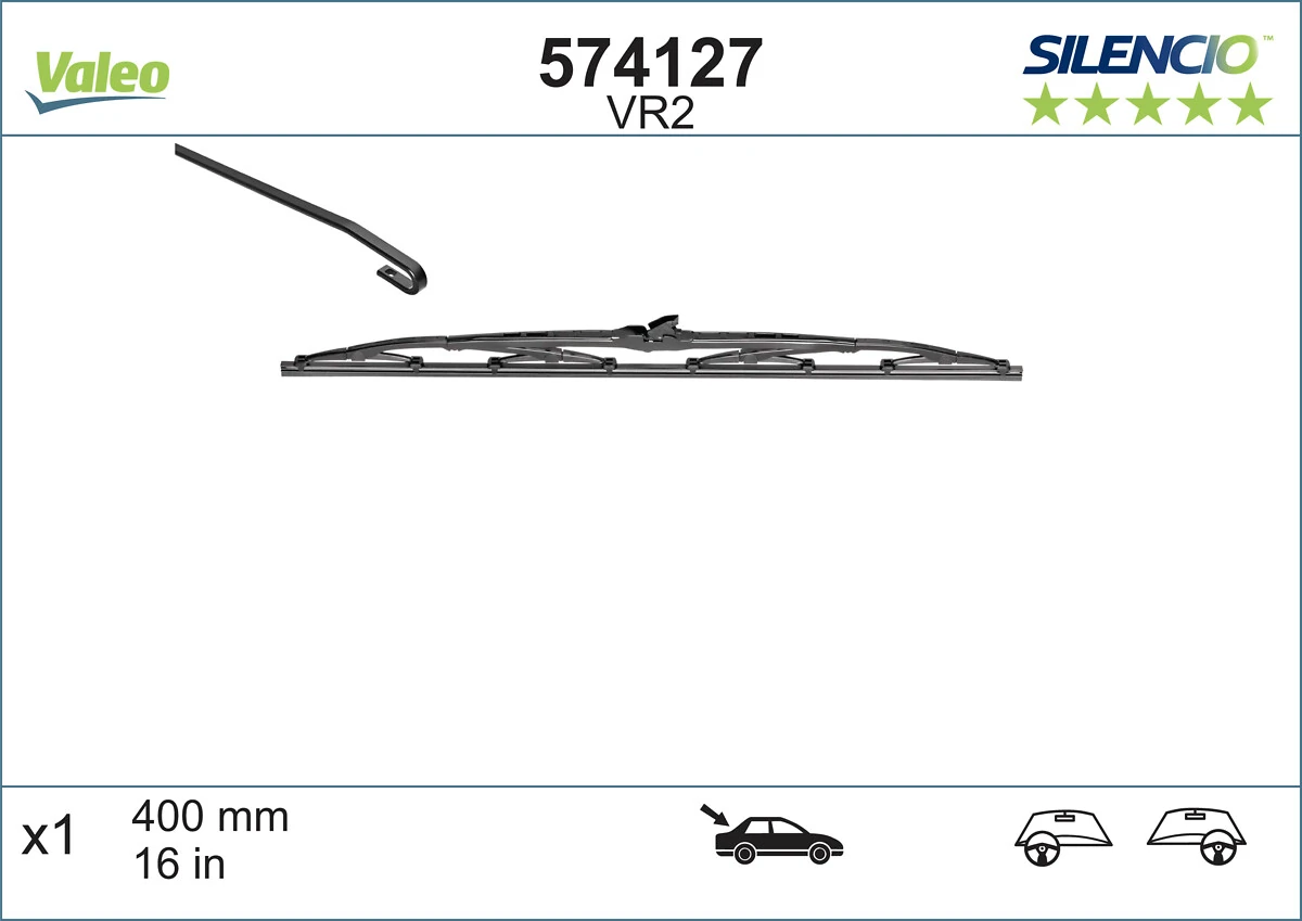 Escobilla del limpiaparabrisas trasero VALEO 574127 precio, desde 5,80 EUR