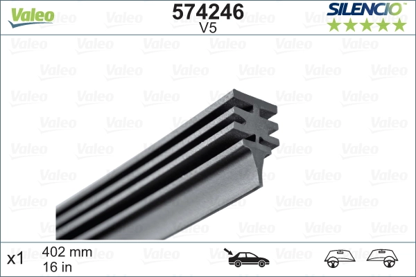 Escobilla del limpiaparabrisas trasero VALEO 574246 precio, desde 11,06 EUR
