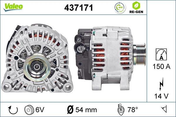 Alternador 9621791480 VAG