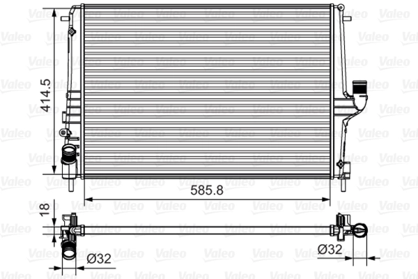 Comprar 214100598R Lada Radiador de auto