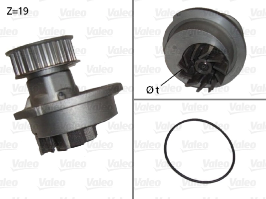 Precio del repuesto Motor de agua Aveo  hatchback