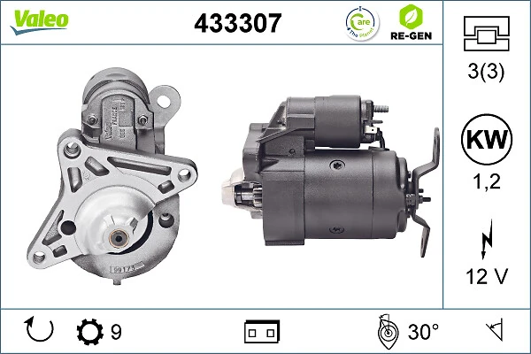 Motor de arranque 7701348482 Peugeot/Citroen