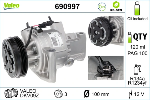 Compresor de ac Asam 96584