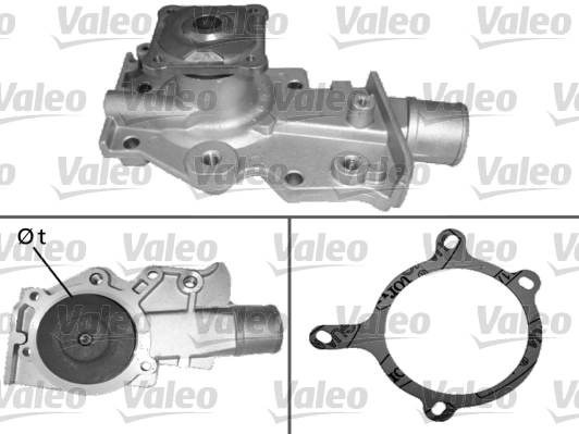  Bomba de agua Ford Escort 5